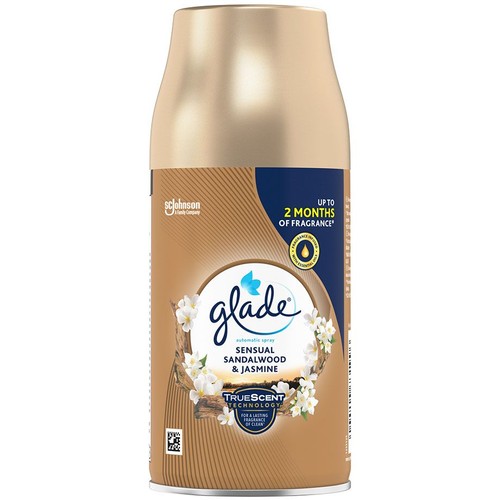 Wkład do automatycznego odświeżacza jaśmin i drzewo sandałowe Glade 269 ml