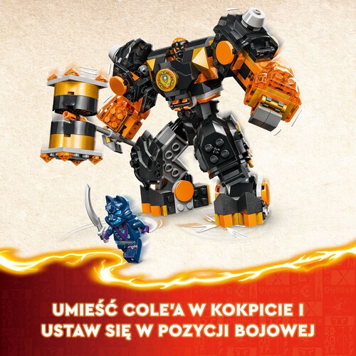 NINJAGO® Mech żywiołu ziemi Cole’a 71806 LEGO zestaw