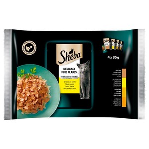 Karma mokra dla kotów 4 smaki   Sheba 340 g
