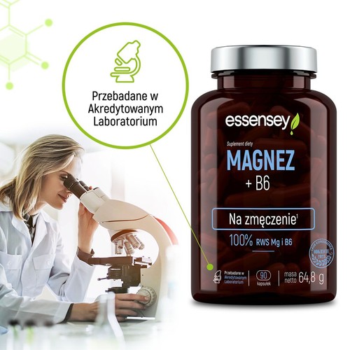 Magnez + B6 Essensey 90 kapsułek