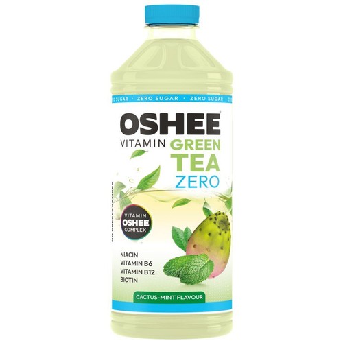 Napój witaminowy Vitamin Green Tea Zero Cukru o smaku kaktusa i mięty Oshee 1,1 l