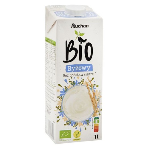 BIO Napój ryżowy bez laktozy Auchan 1 l