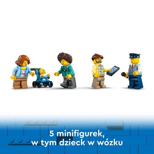 City Czerwony, piętrowy autokar 60407 LEGO 1 sztuka