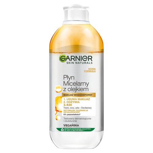 Płyn micelarny z olejkiem   Garnier 400 ml