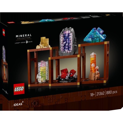 Ideas Kolekcja minerałów 21362, ozdobne kryształy LEGO 1 sztuka