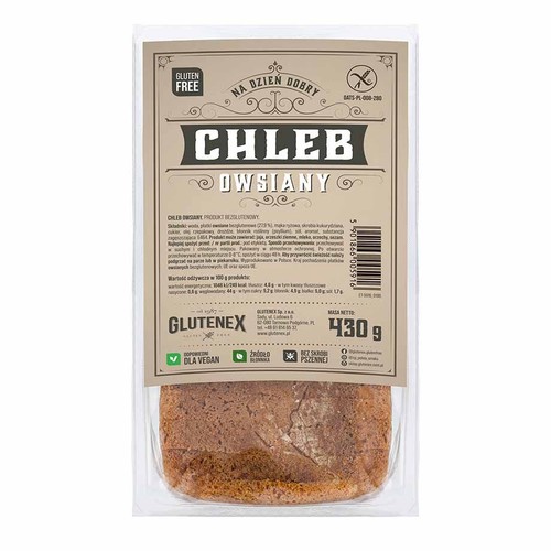 Chleb owsiany bezglutenowy GLUTENEX 430 g