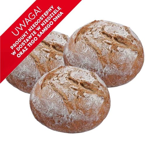 Bułki z pieca ziemniaczane ciemne Inter Europol 3 x 75 g