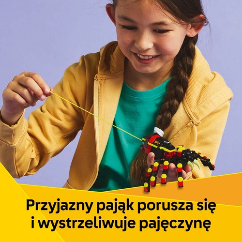 Creator 3 w 1 Dzikie zwierzęta: niezwykły pająk 31159 LEGO 1 sztuka