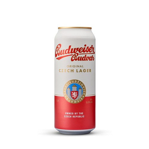 Piwo Budvar Original Czech Lager alk. 5,0% obj. Budweiser 500 ml