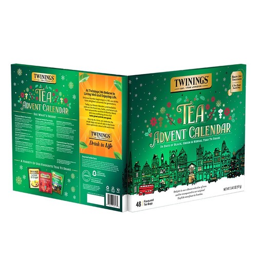 Kalendarz Adwentowy herbaciany Twinings 48 torebek