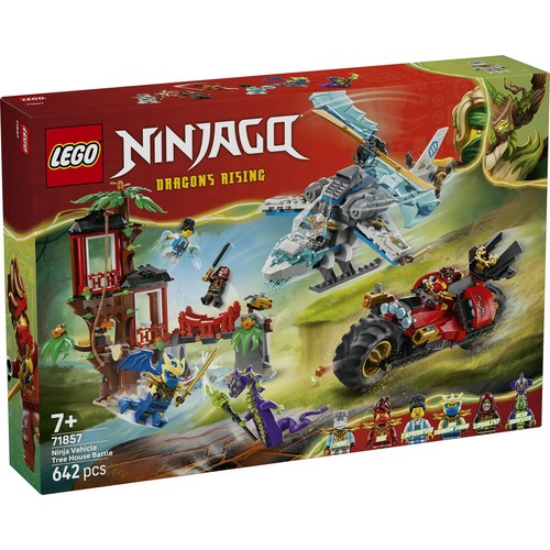 NINJAGO® Bitwa ninja: domek na drzewie z pojazdami 71857 LEGO 1 sztuka