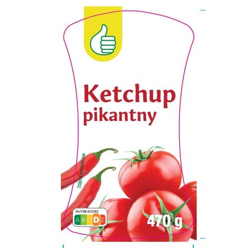 Ketchup pikantny Auchan 470 g