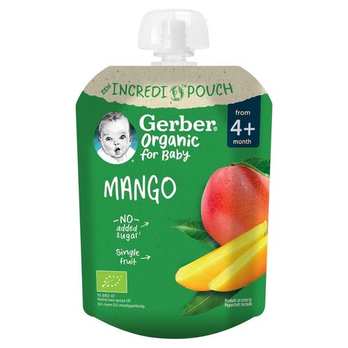 BIO Mus mango po 4 miesiącu Gerber 80 g