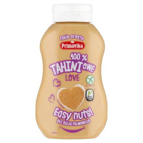 Tahini naturalne - miazga sezamowa  Primavika 270 g