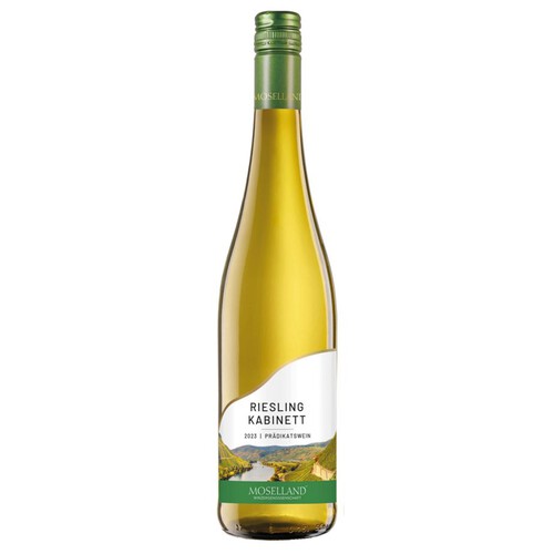 Wino białe pólwytrawne Riesling Kabinett alk. 9,5% obj. Moselland 750 ml