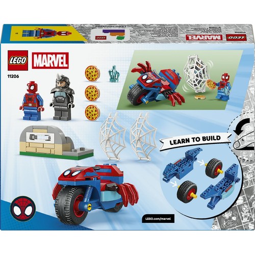 Marvel Spidey i super-kumple Spidey na motocyklu kontra Rhino 11206 LEGO 1 sztuka