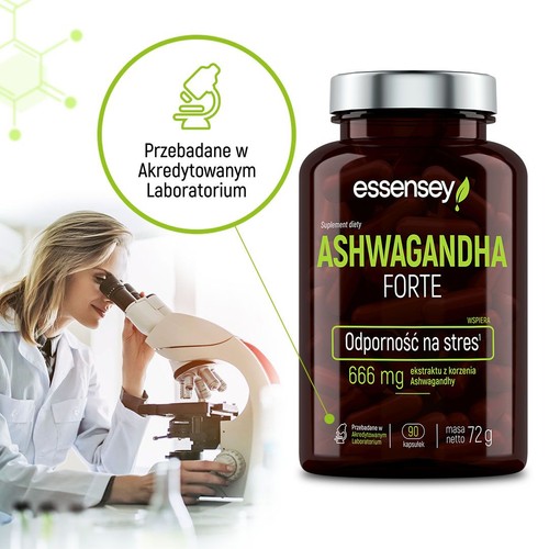 Ashwagandha Forte Essensey 90 kapsułek