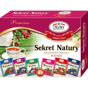 Zestaw 6 smaków herbat owocowych MALWA 30 torebek