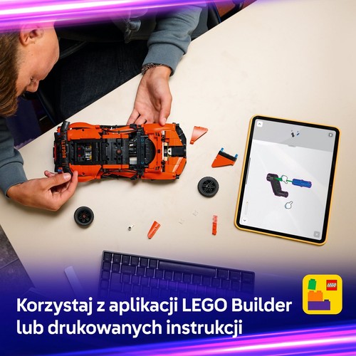 Technic Hipersamochód Bugatti Chiron Pur Sport 42222 LEGO 1 sztuka