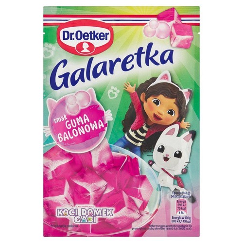 Galaretka o smaku gumy baloowej Dr.Oetker 72 g