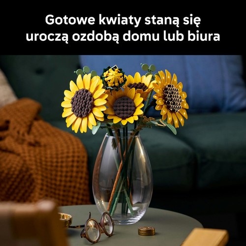 Botanicals Bukiet słoneczników 11502, kwiatowa dekoracja LEGO 1 sztuka