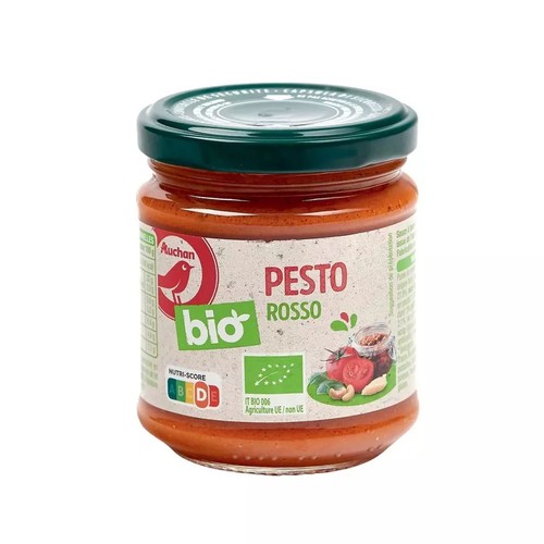 BIO Pesto Rosso Auchan 190 g