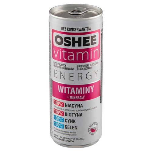 Energy witaminy smaku pomarańczowym Oshee 250 ml