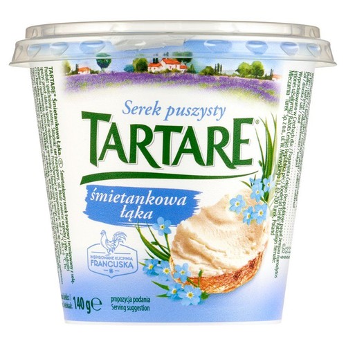 Serek puszysty Śmietankowa Łąka Tartare 140 g