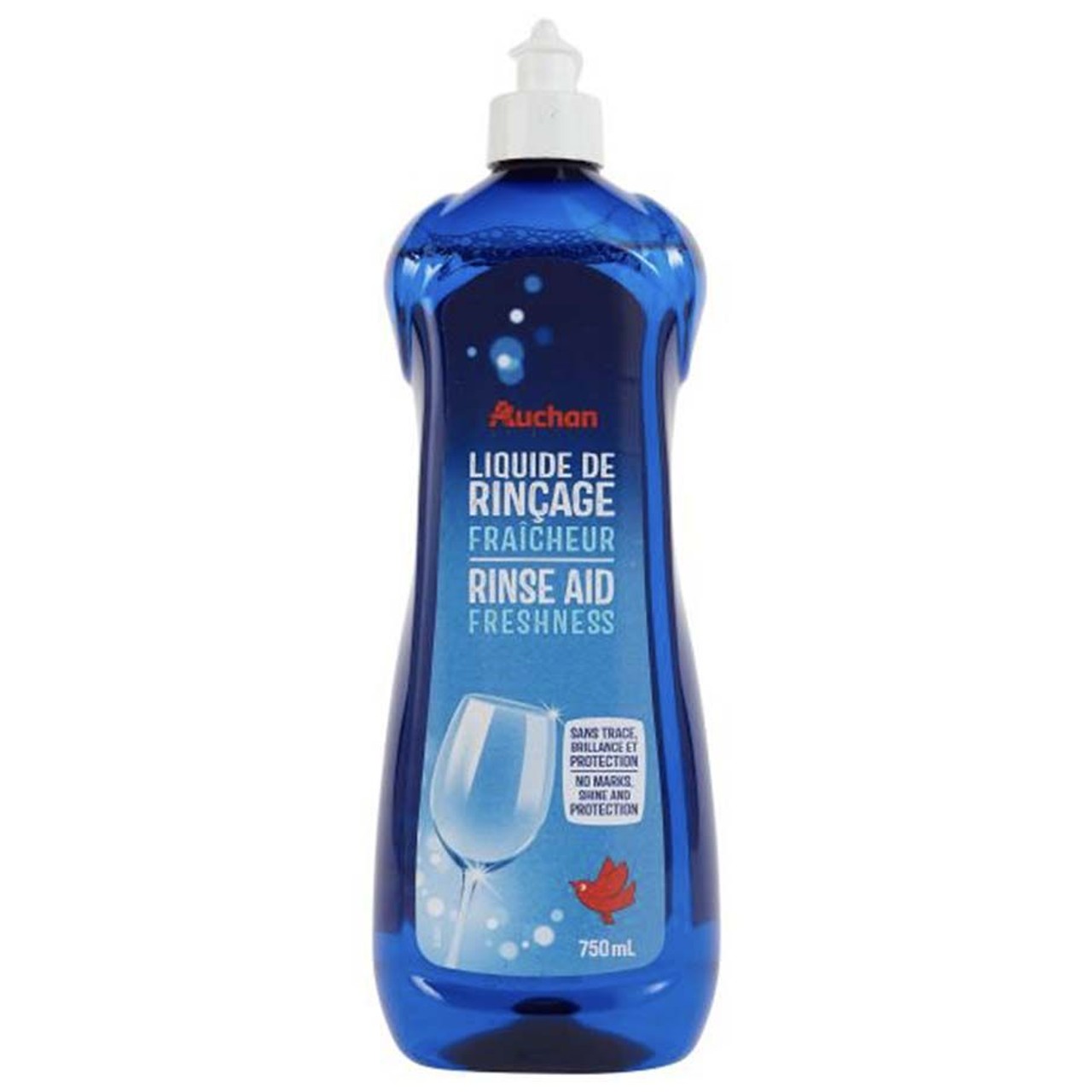 Płyn do płukania przeznaczony do zmywarek do naczyń Auchan 750 ml