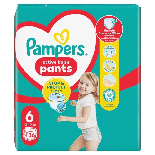 Pieluchomajtki 6 15+ kg Pampers 36 sztuk