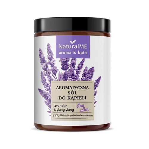 Aromatyczna sól do kąpieli lavender & ylang-ylang  NaturaIME 460 g