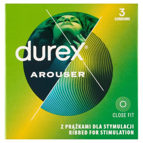 Prezerwatywy Arouser prążkowane Durex 3 sztuki