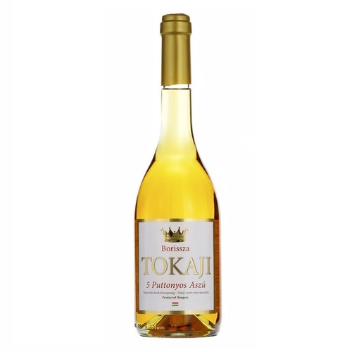 Wino białe słodkie Borissza 5 Pyttonyos Aszú Tokaji 500  ml