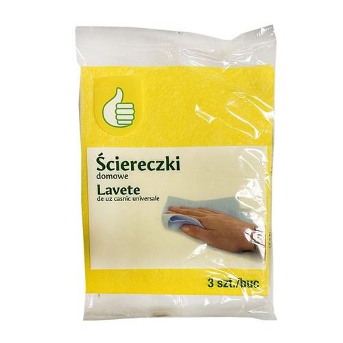 Ścierka domowa 32 x 38 cm Auchan 3 sztuki