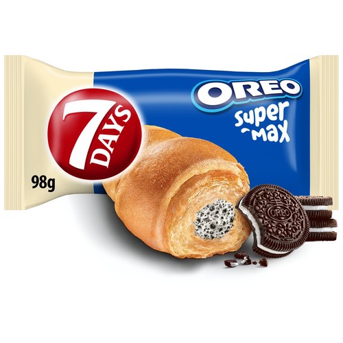 Croissant Super Max o smaku oreo 7 Days 98 g