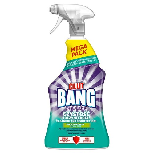 Spray do czyszczenia Czystość i Dezynfekcja Cillit Bang  900 ml