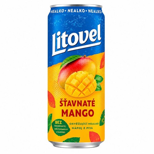 Piwo bezalkoholowe Stavnate Mango alk. do 0,5% obj. Litovel 500 ml