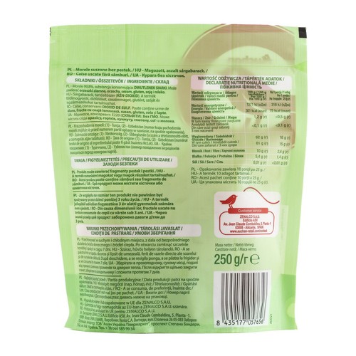 Morele suszone bez pestek Auchan 250 g