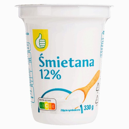 Śmietana 12%  Auchan 330 g