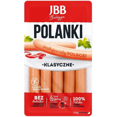 Parówki Polanki JBB 225 g