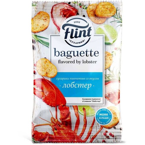 Sucharki o smaku homara Flint 60 g