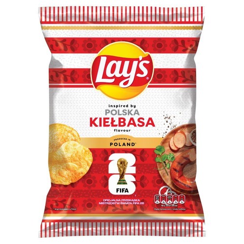 Chipsy ziemniaczane o smaku kiełbasy Lay's 130 g