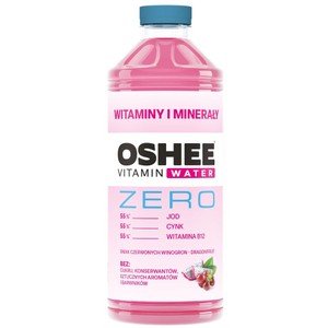 Napój witaminowy Vitamin Water Zero Cukru o smaku czerwonych winogron i smoczego owocu Oshee 1,1 l
