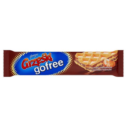 Gofree Wafel przekładany kremem czekoladowym  Grześki 33 g