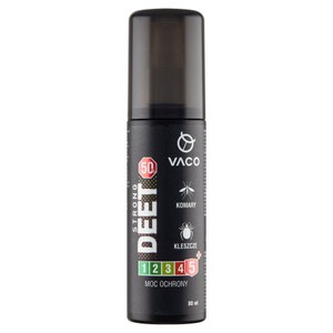Płyn na komary i kleszcze DEET 50% Vaco 80 ml