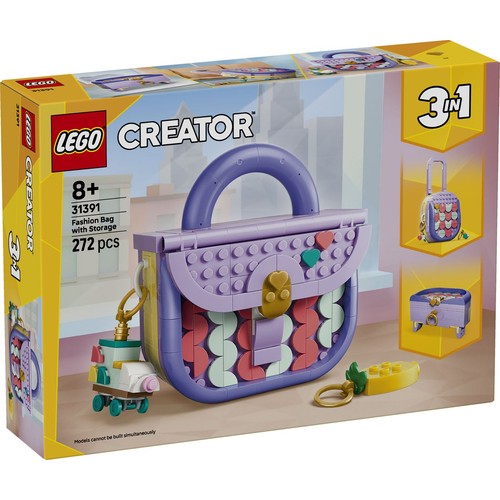 Creator 3 w 1 Modna torebka ze schowkiem 31391 LEGO 1 sztuka