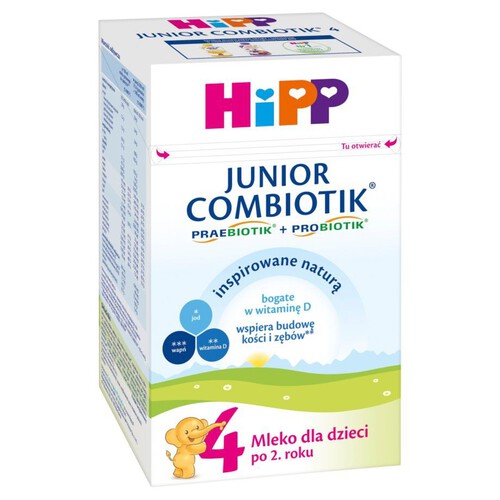 Junior Combiotik 4 Mleko modyfikowane  HIPP 550 g