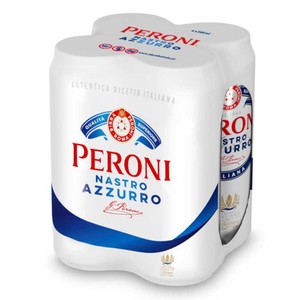 Piwo jasne Nastro Azzuro alk. 5,0% obj. Peroni 4 x 500 ml