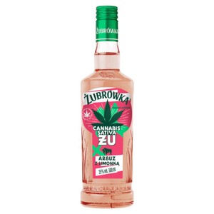 Wódka smakowa Cannabis Arbuz z Limonką alk. 25,0% obj, Żubrówka 500 ml