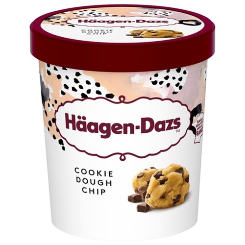 Lody Cookie Dough Chip Häagen-Dazs 460 ml
